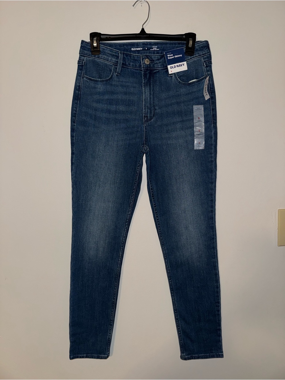 Old Navy wow super skinny size 8 high rise jeans